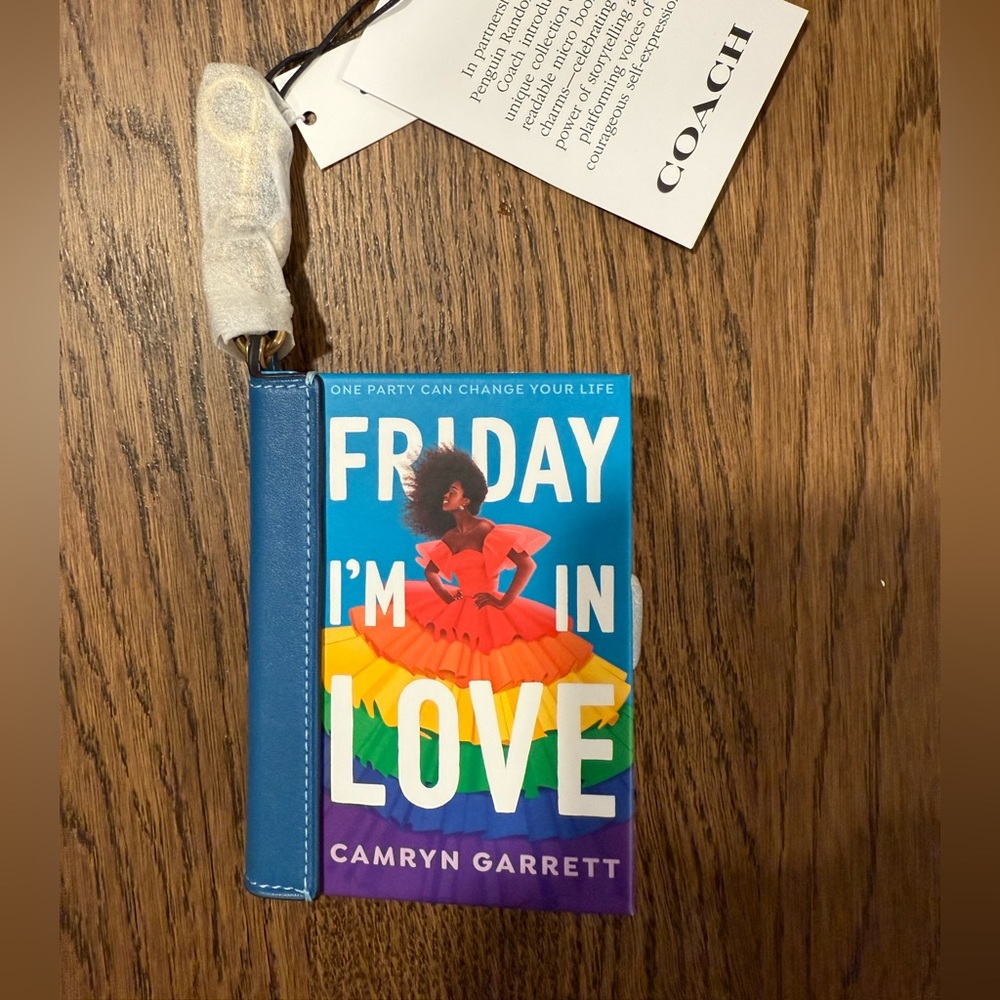 Coach Book Charm Keychain Friday I’m in Love